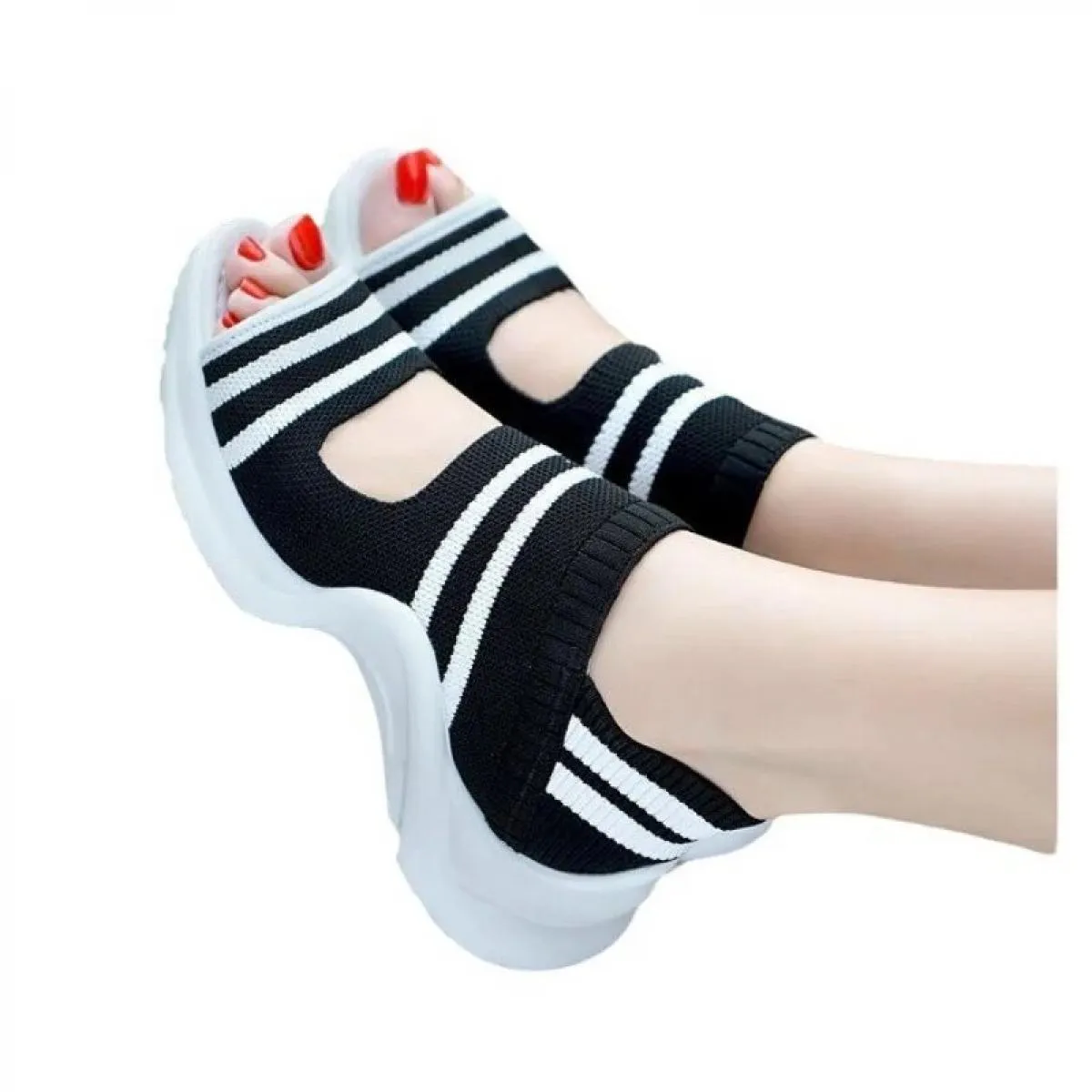 2024 nuovi sandali maglia spessa suola spot suola leggera sandali Flyknit sport estivi scarpe per il tempo libero sandali in mag