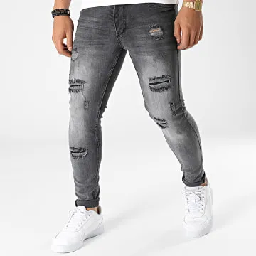 Jeans skinny DHZ-3648 Grigio antracite