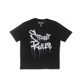 maglietta uomo street rules t1 BLACK