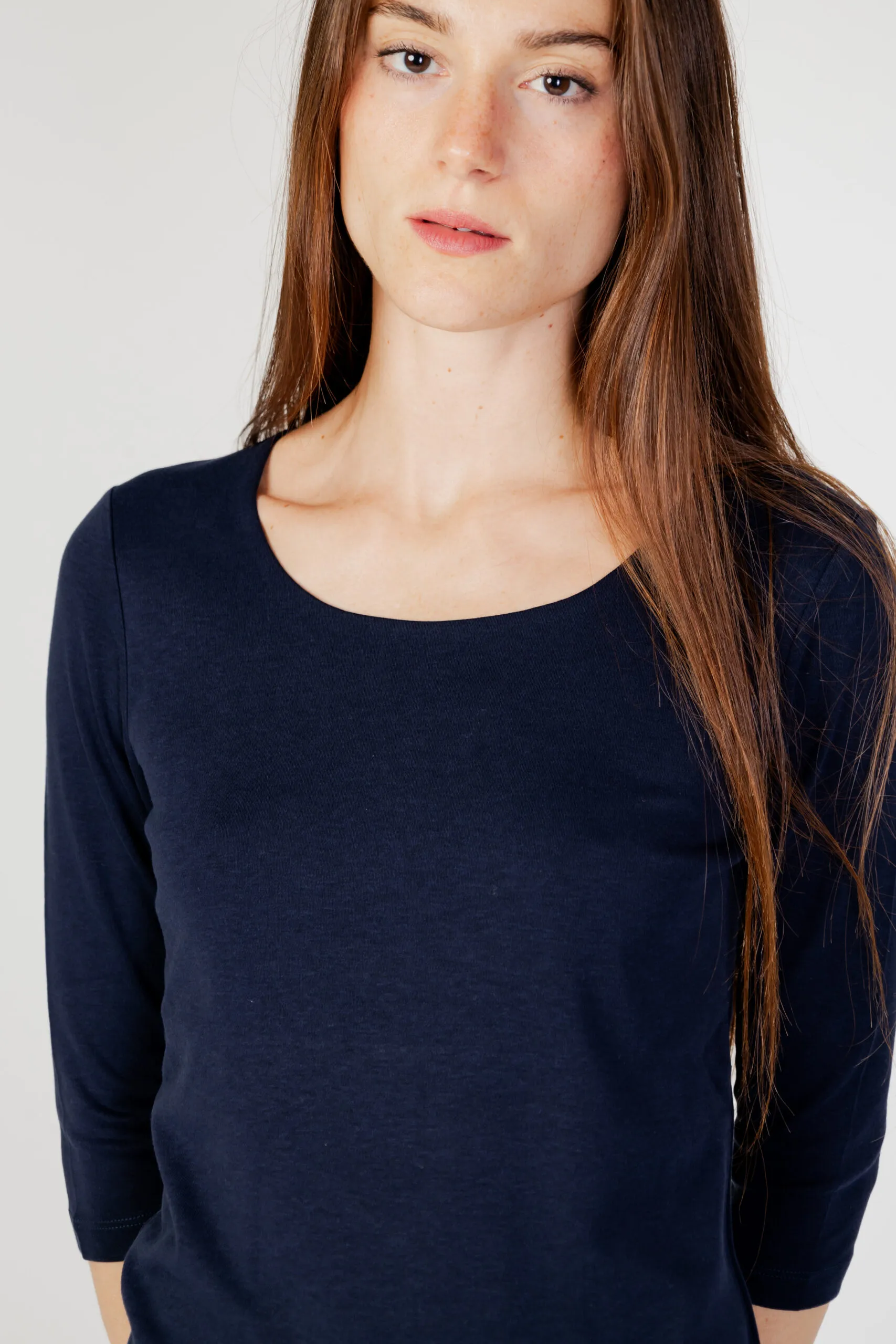 T-shirt manica lunga Street One Style QR Pania Blu