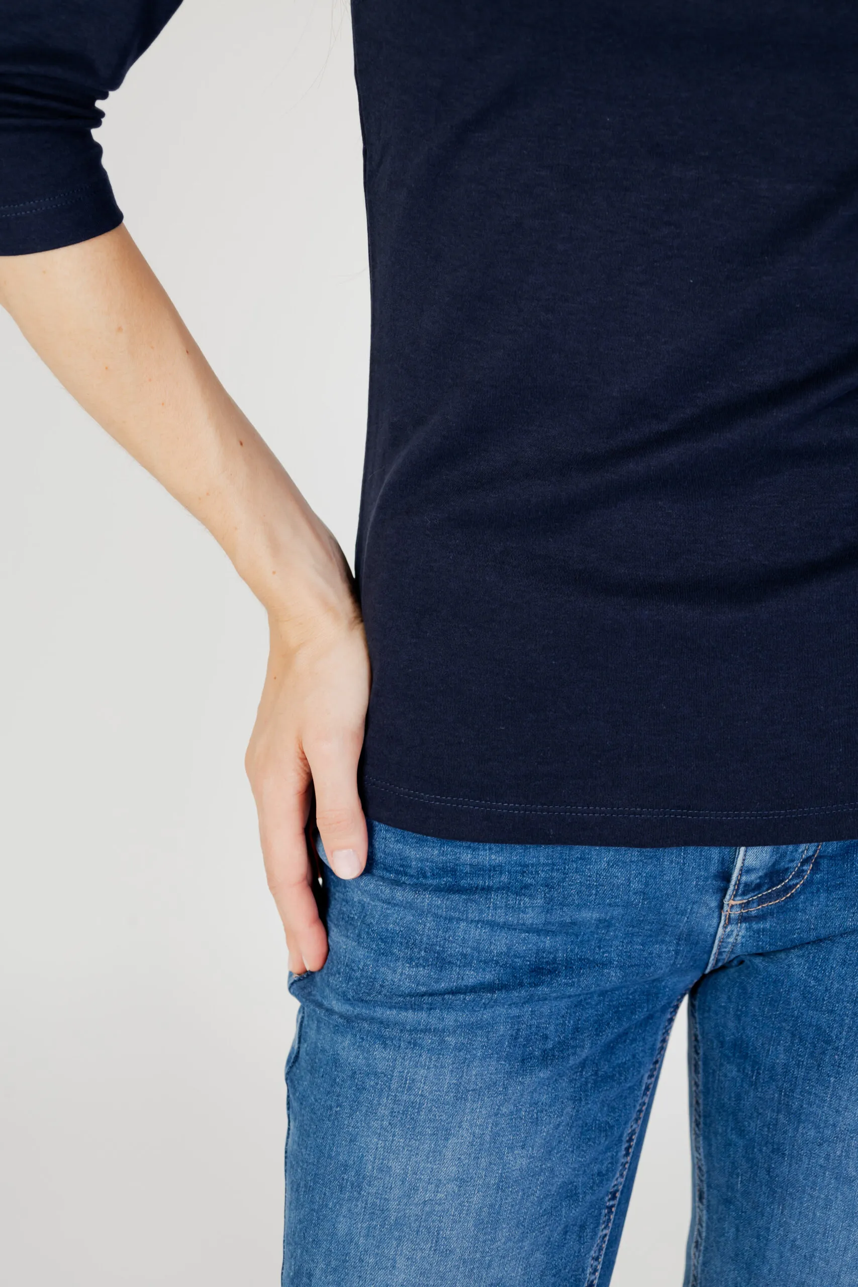T-shirt manica lunga Street One Style QR Pania Blu